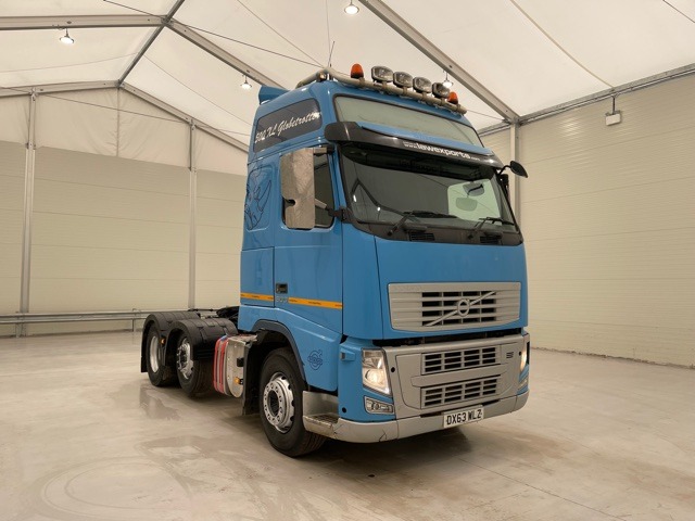 Blue Volvo truck used by Keshidale Investments